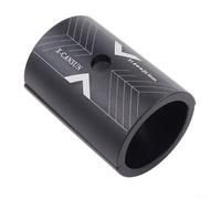 Besttoolifes Manchon réducteur en alliage d'aluminium noir pour guidon de vélo pour tige de 25,4 mm à 31,8 mm compatible - pour usiné CNC pour cale de guidon de vélo bague d'espacement