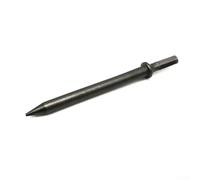 Besttoolifes Marteau pneumatique à tige hexagonale, burin en acier robuste pour enlever les boulons et le carrelage, outils triangulaires inversés à encoche plate de 175 mm avec (burin pointu)