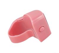 Besttoolifes Mini compteur de doigts électronique rose - Clicker portatif à LED avec écran d'arrêt automatique, sangle souple réglable pour tricot, crochet, score sportif et utilisation en classe