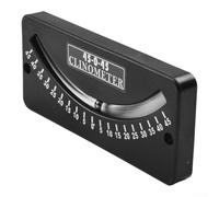 Besttoolifes Niveau portable pour la navigation extérieure, inclinomètre et compteur de pente avec mesure d'angle de 25-0-25/45-0-45, outil d'inclinaison de randonnée pour l'arrière-pays (45-0-45)