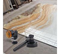 Besttoolifes Outil de coupe de verre et de carrelage de qualité industrielle avec ventouse et boussole, roue de coupe en alliage d'aluminium robuste pour bricolage et rénovation de maison (200 mm)