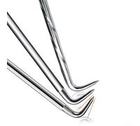 Besttoolifes Outil de fixation de crochet d'armature pour chantier de construction, barre en acier robuste, pince de reliure et de torsion avec crochet en fer chromé pour une fixation manuelle rapide
