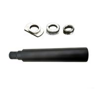 Besttoolifes Outil de service fileté pour axe de presse, extracteur de roulement de pédalier en acier inoxydable, outil de démontage d'arbre central de 24 mm et 30 mm (noir)
