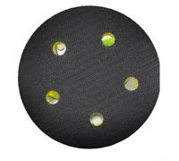 Besttoolifes Patin de ponçage DA de 12,7 cm pour ponceuse orbitale aléatoire et polisseuse, 5 trous avec crochet et boucle, mousse de polyuréthane densité moyenne, 125