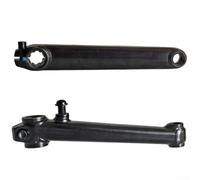 Besttoolifes Pédalier de vélo à 8 dents de 170 mm avec bras d'entraînement en acier chromé côté droit et pédalier central scellé pour vélo de route ou BMX (manivelle de 170 mm)