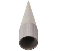 Besttoolifes Perforatrice ronde pour cuir et aiguisoir avec revêtement diamant, broyeur conique émeri en acier inoxydable pour travaux manuels de 2 à 15,5 mm, finition de précision des bords en