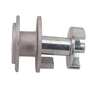 Besttoolifes Pièces de rechange en aluminium pour parasol de patio avec bobine réglable et barre d'anneau, durable et résistant à la rouille, convient pour jardin, plage, terrasse