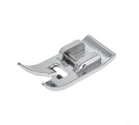 Besttoolifes Pied presseur dentelé à clipser pour machine à coudre, pied de point en zigzag compatible avec tous les modèles, pied de machine à coudre argenté