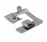 Besttoolifes Pied presseur en métal pour machine à coudre, pied à ourler avec tailles de sertissage de 6 mm, 9 mm, 16 mm, 22 mm, outil de pied pour ourlet aveugle (C)