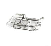 Besttoolifes Pied presseur transparent pour point satiné, pied de machine à coudre transparent compatible avec les points entrelacés denses et zigzag