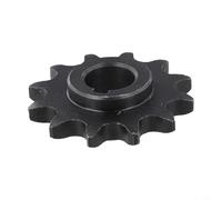 Besttoolifes Pignon d'arbre d'entraînement à 12 dents - Alésage de 5/8" - Compatible avec chaînes 40/41/420 - Pièce de rechange en acier noir durable pour tronçonneuse et équipement électrique