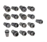 Besttoolifes Pince à ressort ER16, précision de 0,015 mm, dureté HRC40, pour outils de broche CNC, fraisage et perçage, cône de 16 degrés, lot de 3 options (ER16-8 mm)