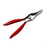 Besttoolifes Pince coudée pour tuyau de carburant, outil de retrait de tuyau d'aspirateur pour séparateur de tuyau d'huile de voiture, pince de réparation automobile en acier au manganèse avec design