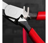 Besttoolifes Pince d'extraction de vis coulissantes pour vis cassées et dénudées, outil d'entretien antidérapant avec serrage réglable pour un réglage fin (rouge)