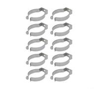 Besttoolifes Pinces à ressort en tissu éponge, clips à ressort en acier à ressort robustes pour organiseurs d'outils de garage, clips de porte-balais, supports de râteau et de brosse, manganèse (41 mm