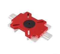 Besttoolifes Plaque de positionnement fendue en alliage d'aluminium pour le travail du bois, poignée de tiroir 2 en 1, avec échelle bidirectionnelle pour coupe-bordures