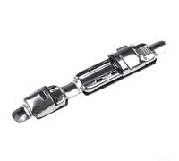 Besttoolifes Plaque de siège de moulinet de pêche en acier inoxydable et canne à pêche pour la construction pour réparation Plus clip de support avec coussinet en caoutchouc souple protège la canne à