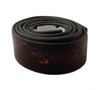 Besttoolifes Plinthe en mousse 3D, bande de moulage murale auto-flexible, bordure épaisse anti-collision pour décoration d'intérieur, 2 m (motif noir doré)