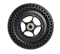 Besttoolifes Pneu solide avec moyeu de roue pour scooter électrique et fauteuil roulant 150 mm non gonflable en caoutchouc antidérapant avec roulement de 8 mm