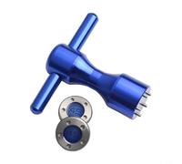 Besttoolifes Poids club et clé en aluminium 5 g40 g avec O pour anneaux et kit de qualité aéronautique, clé en alliage compatible avec protection pour putters (bleu 45 g)