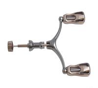 Besttoolifes Poignée de moulinet de pêche à double manivelle pour moulinet de pêche série 1000-5000, pour construction en métal CNC, design pliable et léger avec montage gauche/droite interchangeable