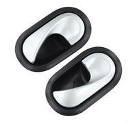 Besttoolifes Poignée de porte intérieure de voiture finition chromée ABS de rechange compatible avec Master MK3 2010-2020 Megane II 2003-2008 pour Clio pour Berlingo 2004 OEM 8200174075