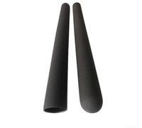 Besttoolifes Poignées de guidon en PVC pour équipement de fitness et d'exercice, couvre-poignées de rechange antidérapantes pour machines de gym, vélos, outils de jardinage et d'extérieur - Noir (25