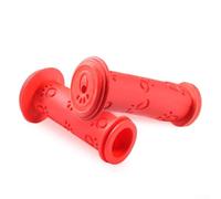 Besttoolifes Poignées en caoutchouc de 22 mm pour vélos et scooters pour enfants - Antidérapantes et imperméables - Accessoires de rechange confortables - Guidon pour enfants - Rouge