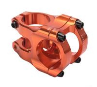 Besttoolifes Potence de vélo en alliage d'aluminium CNC 31,8 x 35 mm, composant ultraléger pour vélo de montagne et descente 28,6 mm, fourche 31,8 mm, guidon léger (orange)