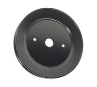 Besttoolifes Poulie de broche de tondeuse à gazon à rainure unique en métal de rechange pour Craftsman pour Poulan 106,7 cm Compatible avec OEM 153535 129861 173436 177865 Noir durable 14,7 x 1,5 x