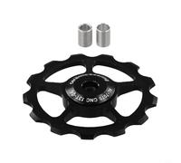 Besttoolifes Poulie de dérailleur arrière 13T pour vélo et montagne pour vélo - 10T à 17T en alliage d'aluminium à pointe céramique pour roue jockey avec diamètre intérieur de 6 mm, comprend 2