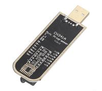 Besttoolifes Programmateur USB CH341A pour microcontrôleurs flash série 24 25 - Outil de programmation flash SPI avec prise en charge EEPROM et STC, noir