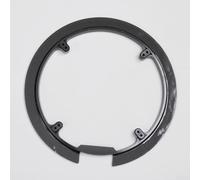 Besttoolifes Protège-manivelle en plastique pour protection de chaîne et pédalier - Position propre - Roue noire simple pour plateau de vélo