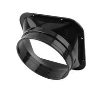 Besttoolifes Raccord de tuyau d'air en PVC, joint à bride carrée de 160 mm pour conduit de ventilation de cuisine et salle de bain (160 mm)