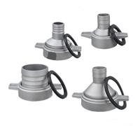 Besttoolifes Raccord de tuyau de pompe à eau en aluminium, joint d'étanchéité en caoutchouc, durable, étanche, facile à installer pour générateur (2,5 cm)