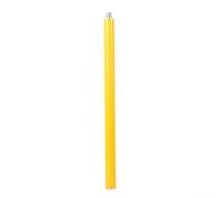 Besttoolifes Rallonge d'antenne GPS GNSS de 25 mm de diamètre, section en alliage d'aluminium de 10 cm à 60 cm de longueur, avec filetage 5/8, pour équipement de niveau et d'enquête (jaune) (50 cm)