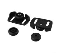 Besttoolifes Raquettes à neige avec rouleaux pour souffleuse à neige à deux étapes, compatibles avec centres de boulons de 6,3 cm et 7,6 cm, construction en plastique pour protection d'allée