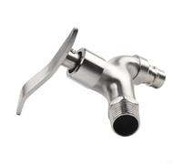 Besttoolifes Robinet mural pour machine à laver, robinet à poignée unique avec mousseur économiseur d'eau, acier inoxydable 304 pour cuisine, bar et salle de bain