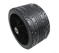 Besttoolifes Roue de rechange robuste de 16,5 cm pour chariot de camping - Pneu de chariot antidérapant avec haute capacité de charge, roue pliante en plastique PP pour une utilisation en extérieur