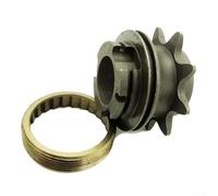 Besttoolifes Roue libre 9T pour vélos Fixie & Single Speed - Pignon arrière anodisé doré avec roulement intérieur de 24 mm de diamètre, 28 mm d'épaisseur, compatible avec les moyeux E-For Bike