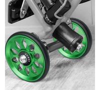 Besttoolifes Roues pliantes pour roue d'entraînement en alliage d'aluminium CNC, légère pour accessoire de vélo avec vis M6, roue avant (quelques verts)