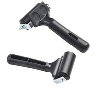 Besttoolifes Rouleau de brayer en caoutchouc avec poignée antidérapante pour gravure, scrapbooking, travaux manuels, décoration d'intérieur, projets artistiques, plusieurs tailles, 60 à 200 mm, noir