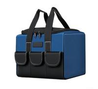 Besttoolifes Sac à outils étanche robuste de 33 cm avec plusieurs poches pour outils d'électricien et de menuiserie, organiseur de douilles à clé, construction en tissu Oxford