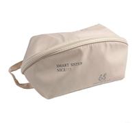 Besttoolifes Sac de rangement pour soutien-gorge et sous-vêtements avec plusieurs compartiments, tissu à mémoire de forme pour une utilisation durable, 25 x 13 x 13 cm, organiseur blanc pour voyage et