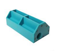 Besttoolifes Scriber parallèle pour le travail du bois, avec échelle claire et réglage multi-marges, pour un marquage précis de menuisier sur les surfaces en bois, plastique ABS bleu (C)