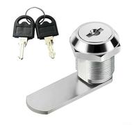 Besttoolifes Serrure à came pour tiroir, armoire, boîte aux lettres et meubles - Serrure de sécurité en alliage de zinc avec 2 clés par paquet, ensemble de serrure à came de 16 mm et 20 mm