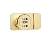 Besttoolifes Serrure à combinaison numérique sans clé pour armoire en verre, porte coulissante et unité d'affichage, en alliage de zinc, affichage de mot de passe, programmable à 3 chiffres, 6,4 x 3,5