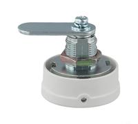 Besttoolifes Serrure à mot de passe à combinaison à 3 chiffres, construction en alliage de zinc, corps de 19 mm avec options de filetage de 20 mm/30 mm pour armoires, tiroir (20 mm blanc)