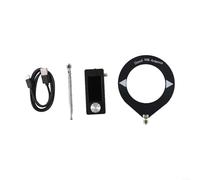 Besttoolifes SI4732 Récepteur radio avec écran IPS 1,9" Batterie 800 mAh AM FM LSB USB Full Band Broadcast Support 0,5-108 MHz avec antenne en boucle (A)