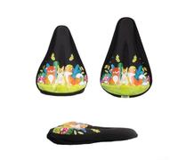 Besttoolifes Siège, mousse à mémoire de forme épaisse avec points antidérapants, bande de sécurité réfléchissante pour draisienne, noir, taille S 22 x 15 cm (S, rose)